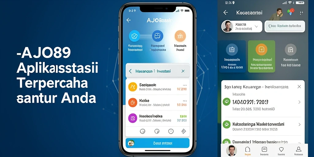 Tampilan antarmuka aplikasi AJO89 yang ramah pengguna untuk investasi.