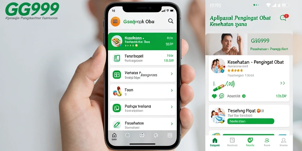 Tampilan antarmuka aplikasi Pengingat Obat yang mudah digunakan.