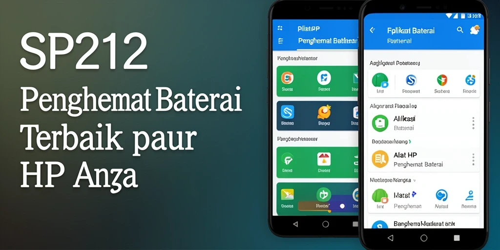 Tampilan antarmuka aplikasi SP212 yang bersih dan mudah dinavigasi.
